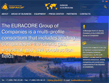 Tablet Screenshot of euracor.ru